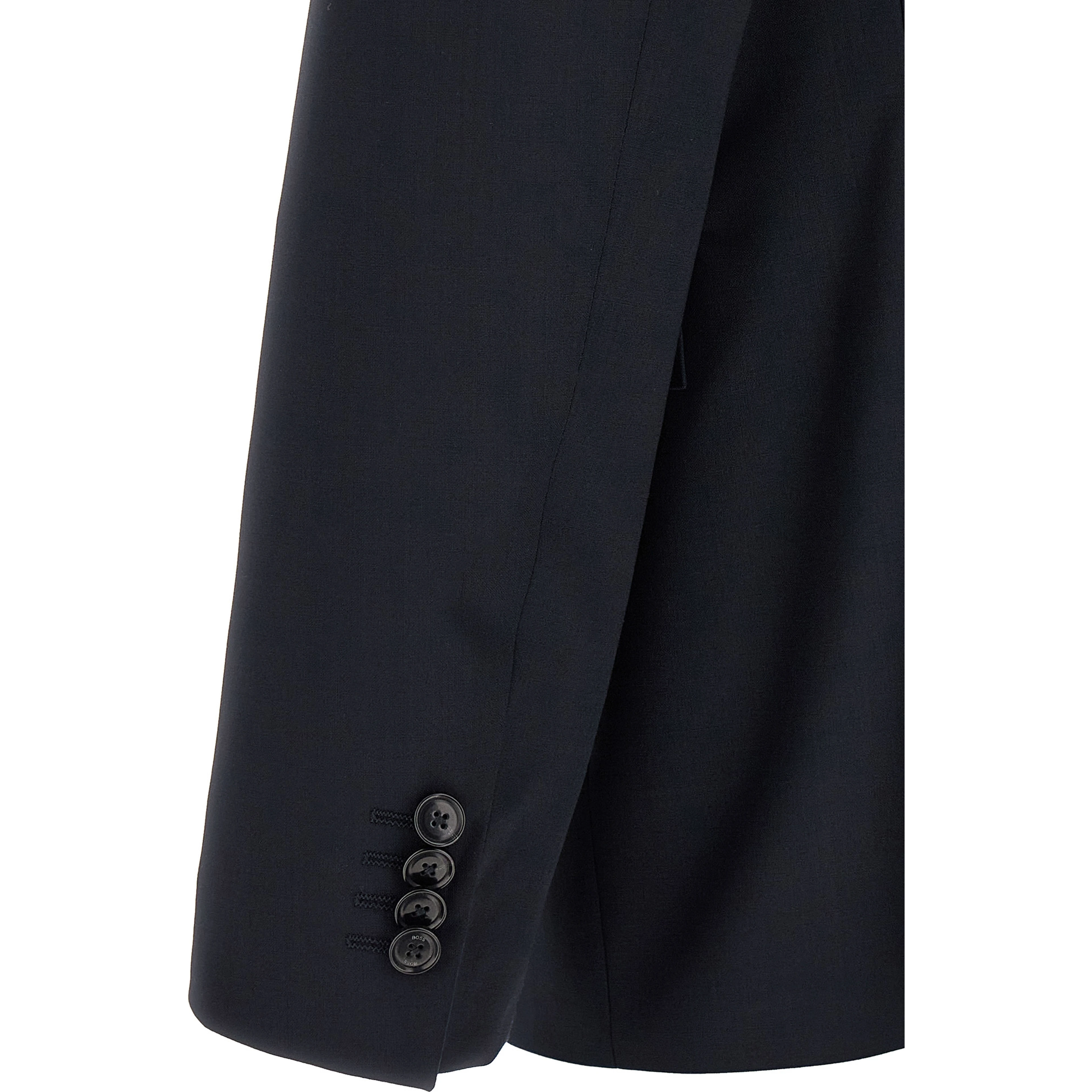 Blue Virgin Wool Two-Piece Suit