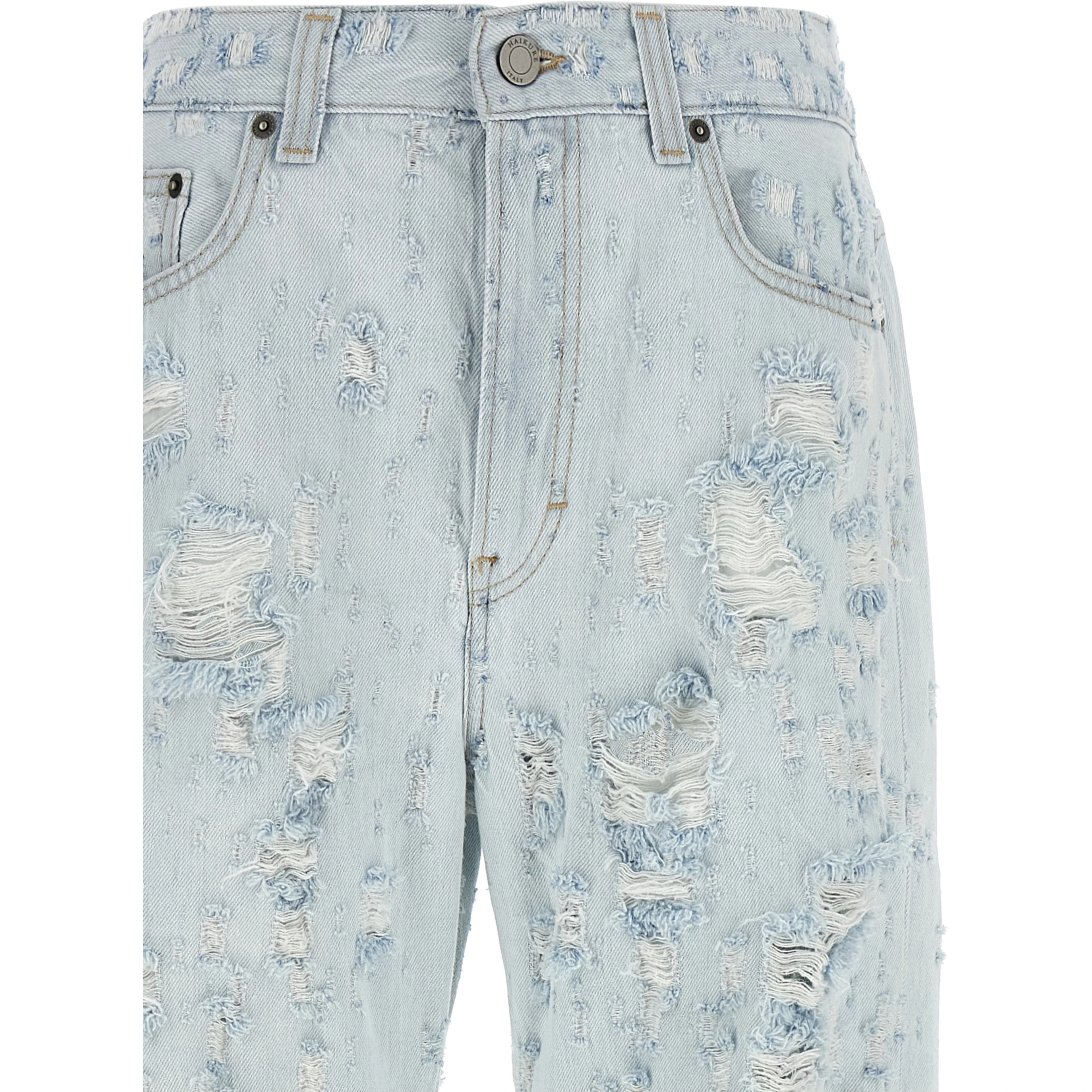 Blue Cotton Jeans Denim