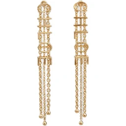 Gold Brass Earrings