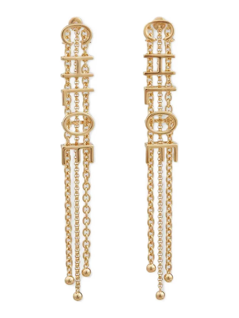 Gold Brass Earrings