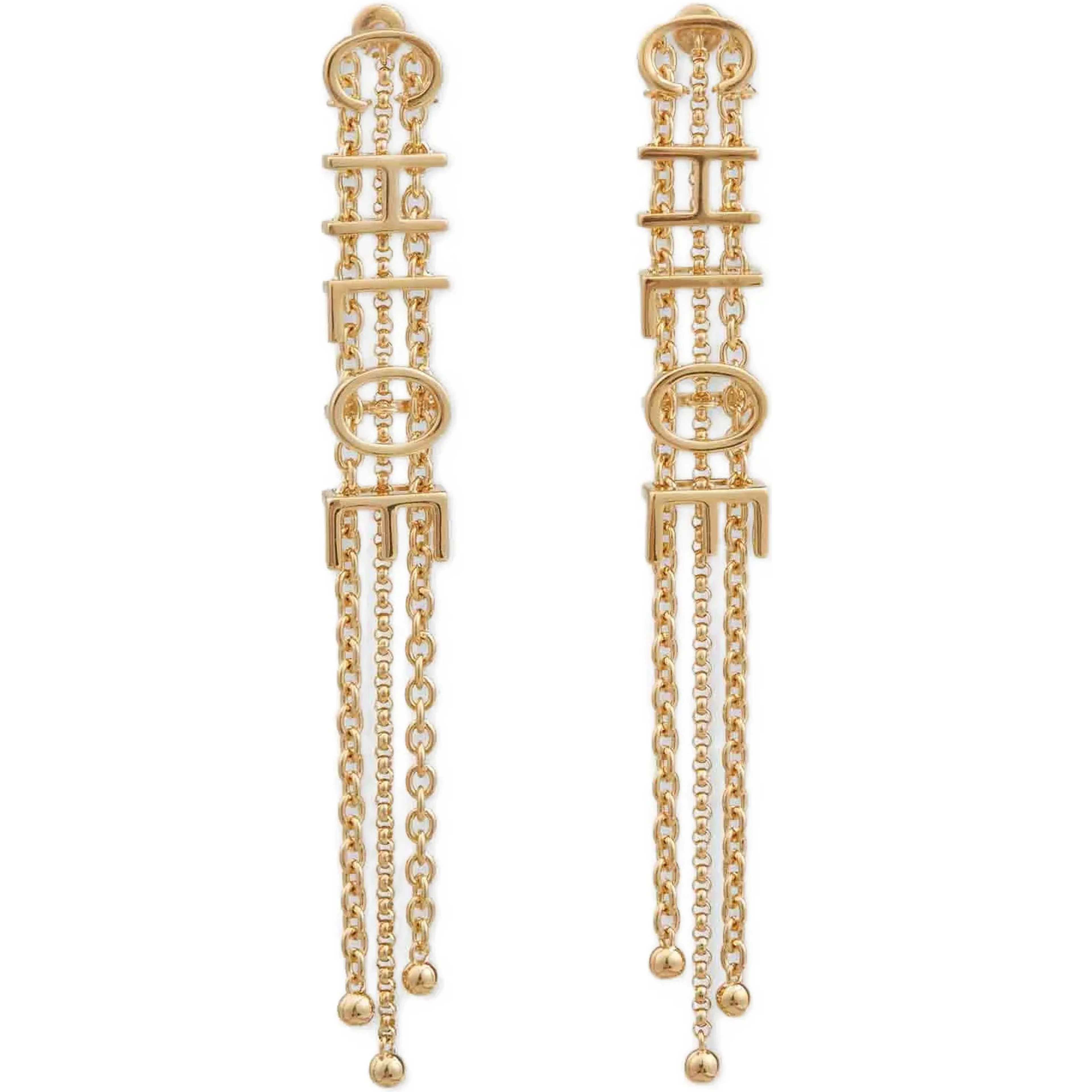 Gold Brass Earrings