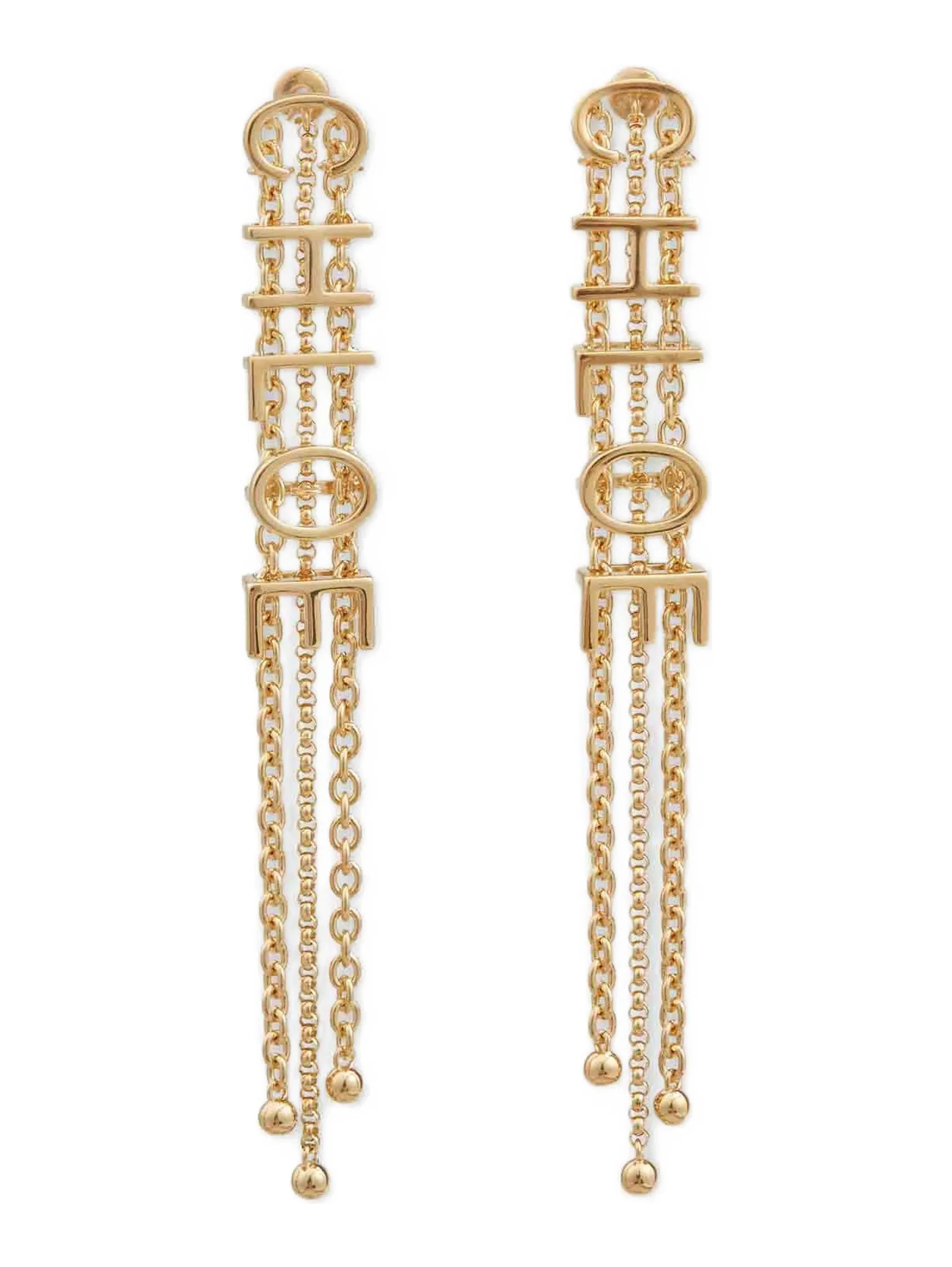 Gold Brass Earrings