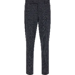 Blue Polyester Two-Piece Suit