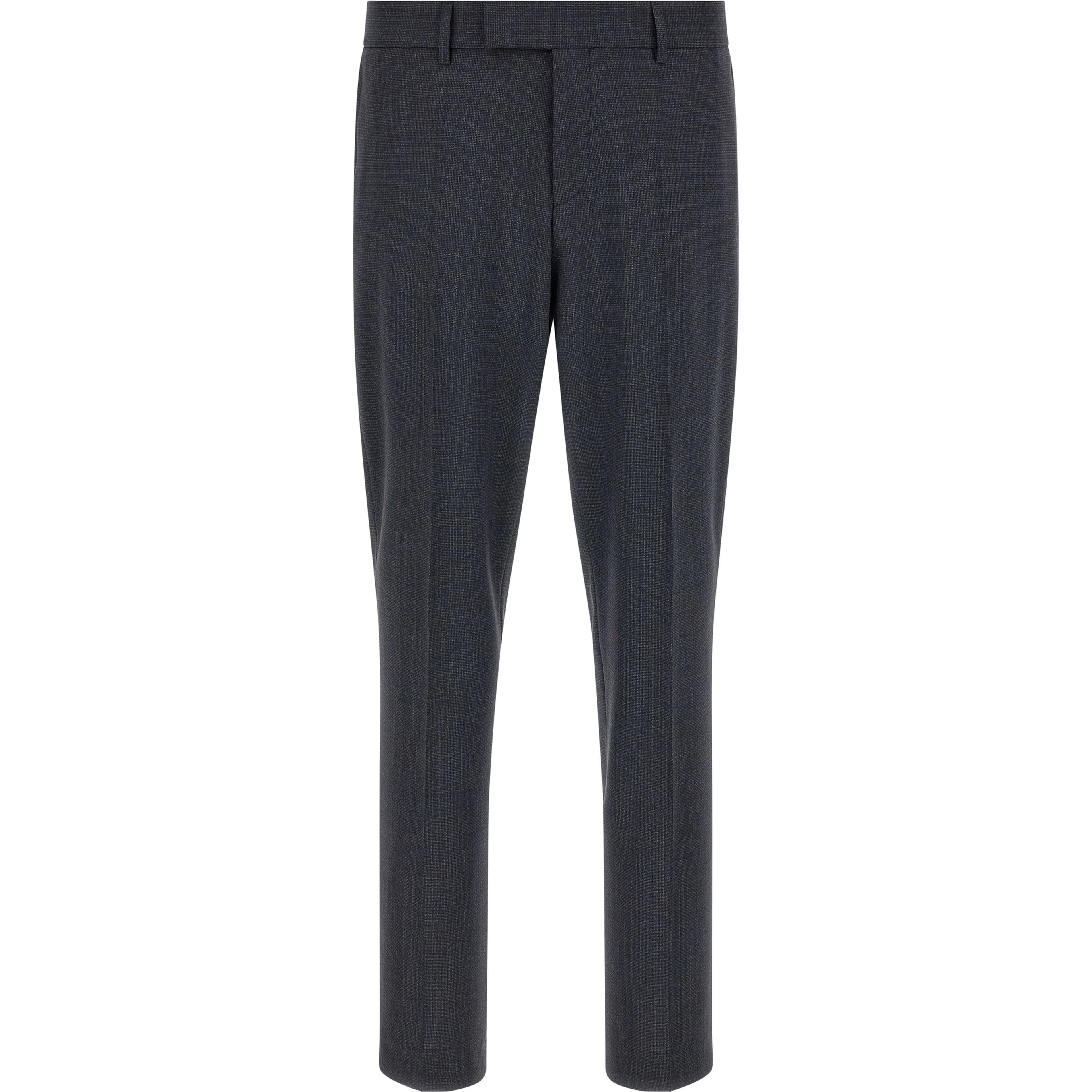 Blue Polyester Two-Piece Suit