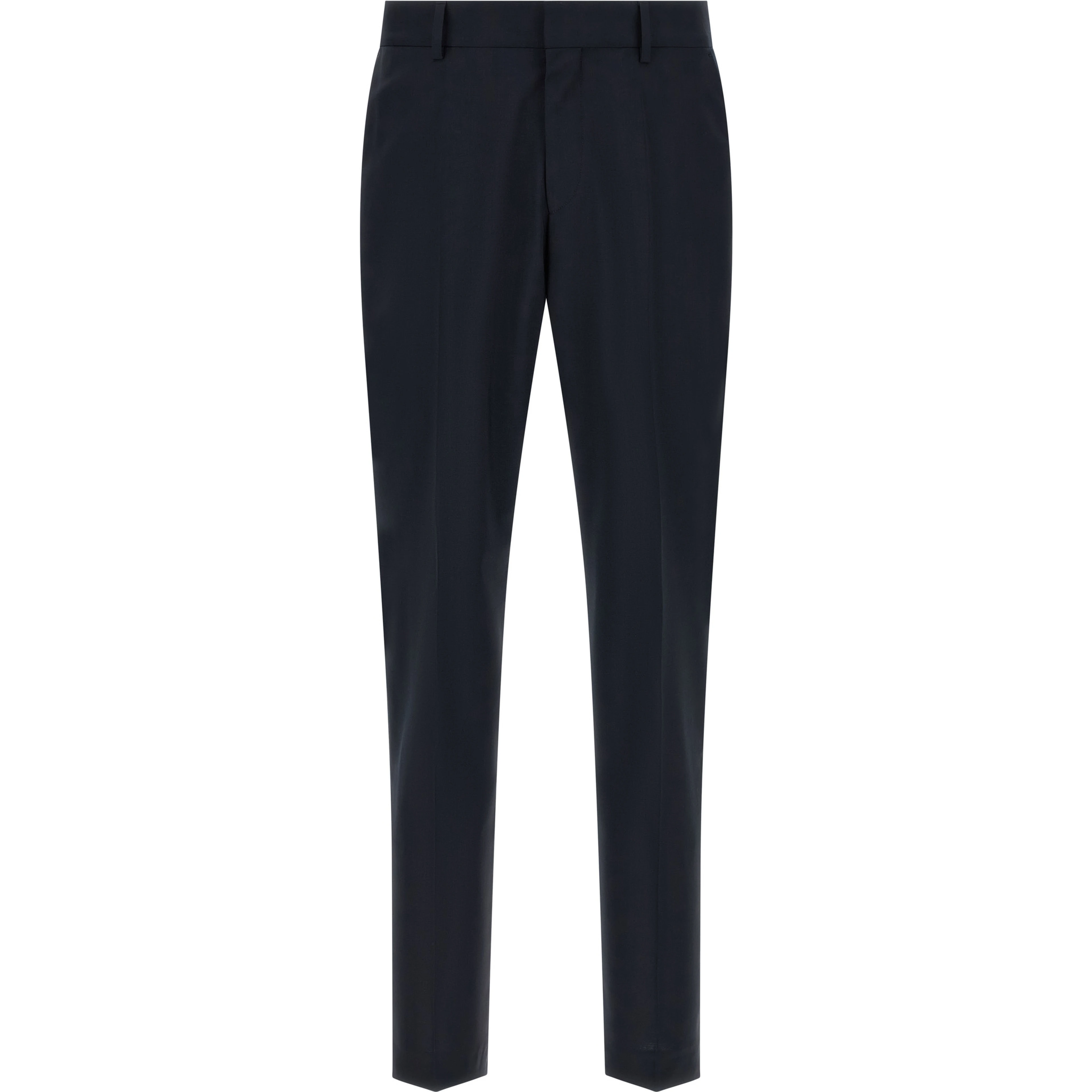 Blue Virgin Wool Two-Piece Suit