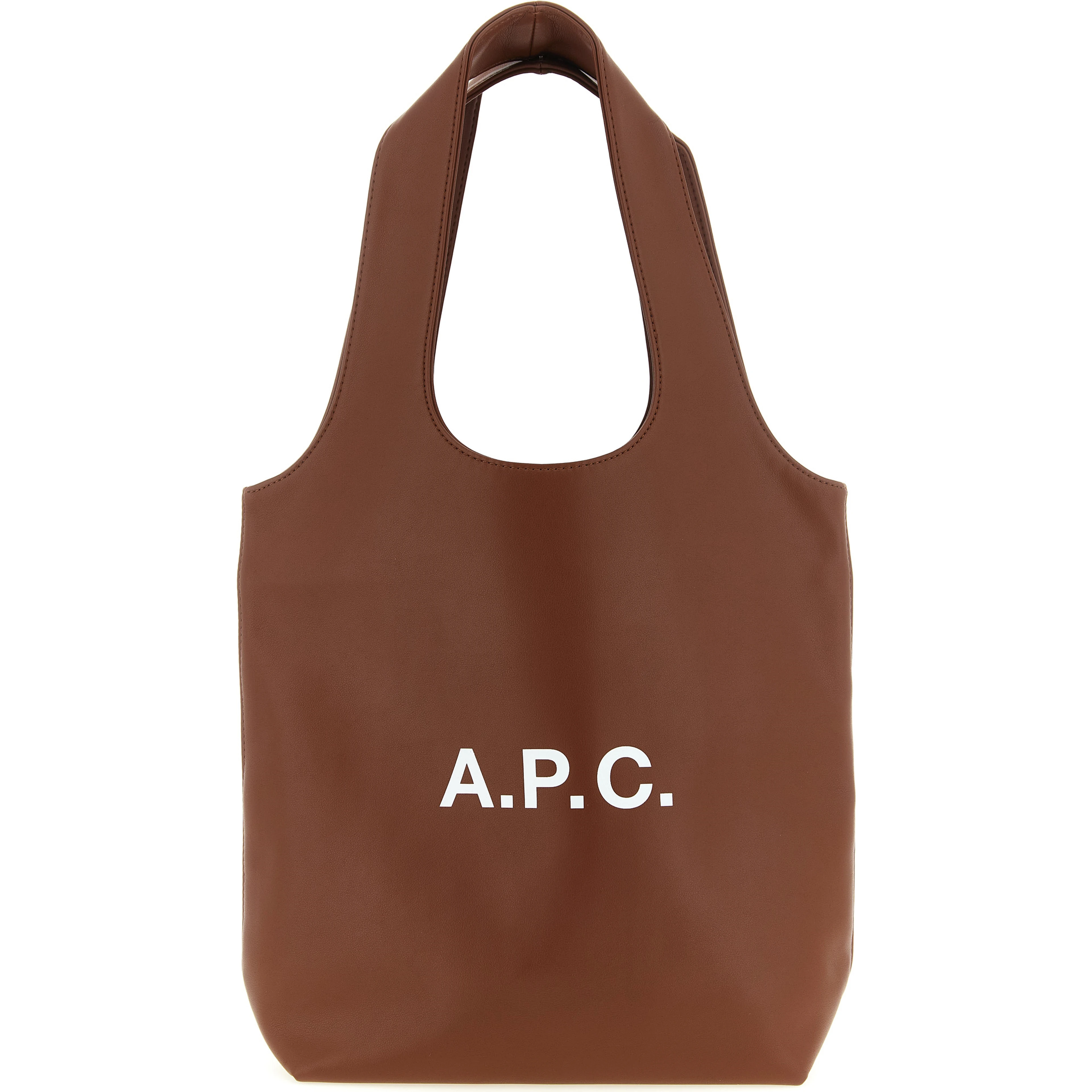 Brown Polyester Handbag