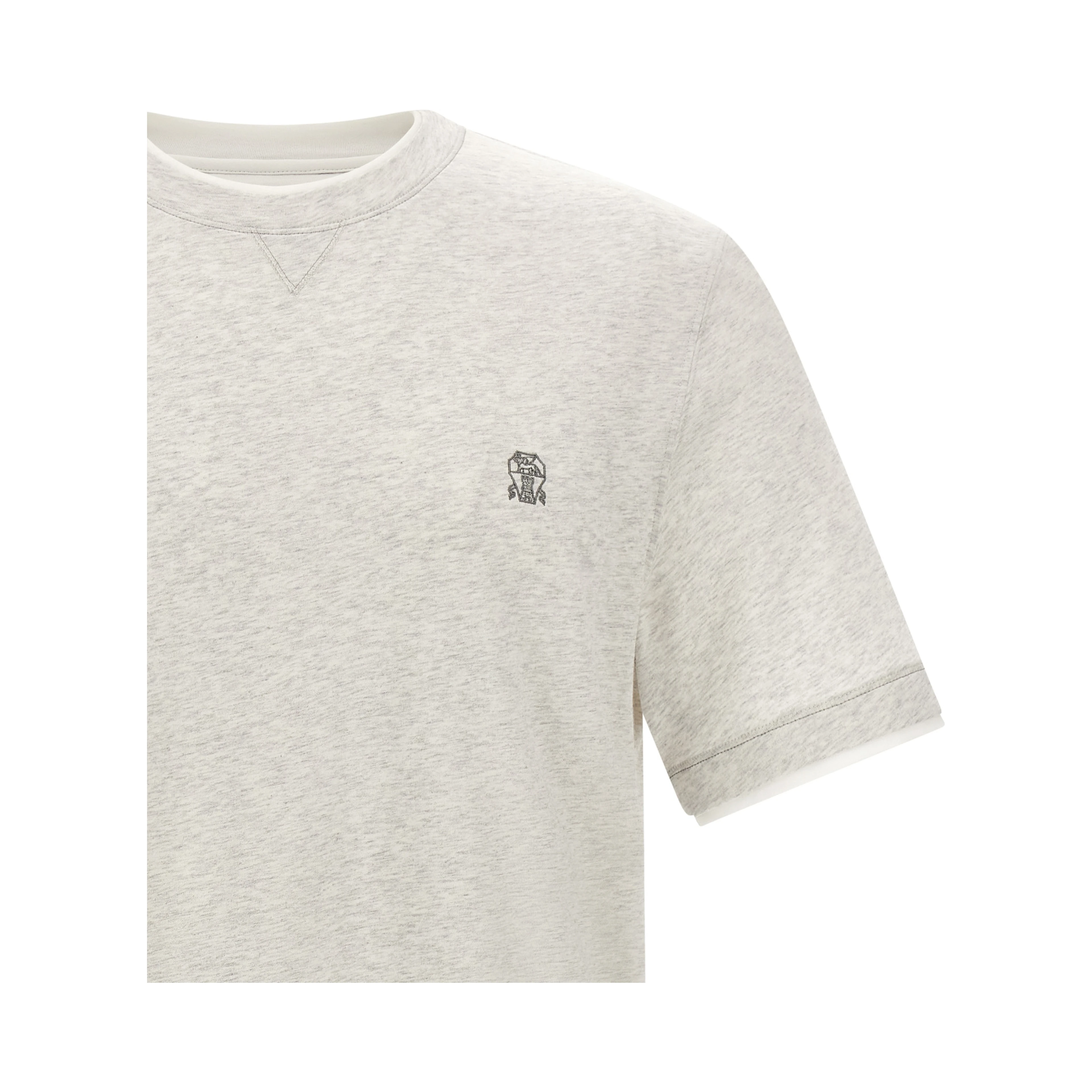 Gray Cotton T-Shirt