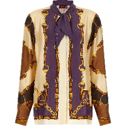 Multicolor Silk Blouse