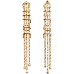 Gold Brass Earrings