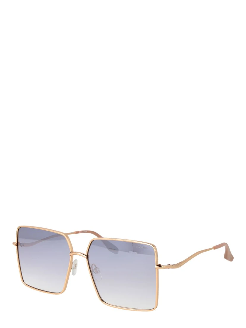 Gold Stainless Steel Sunglasses