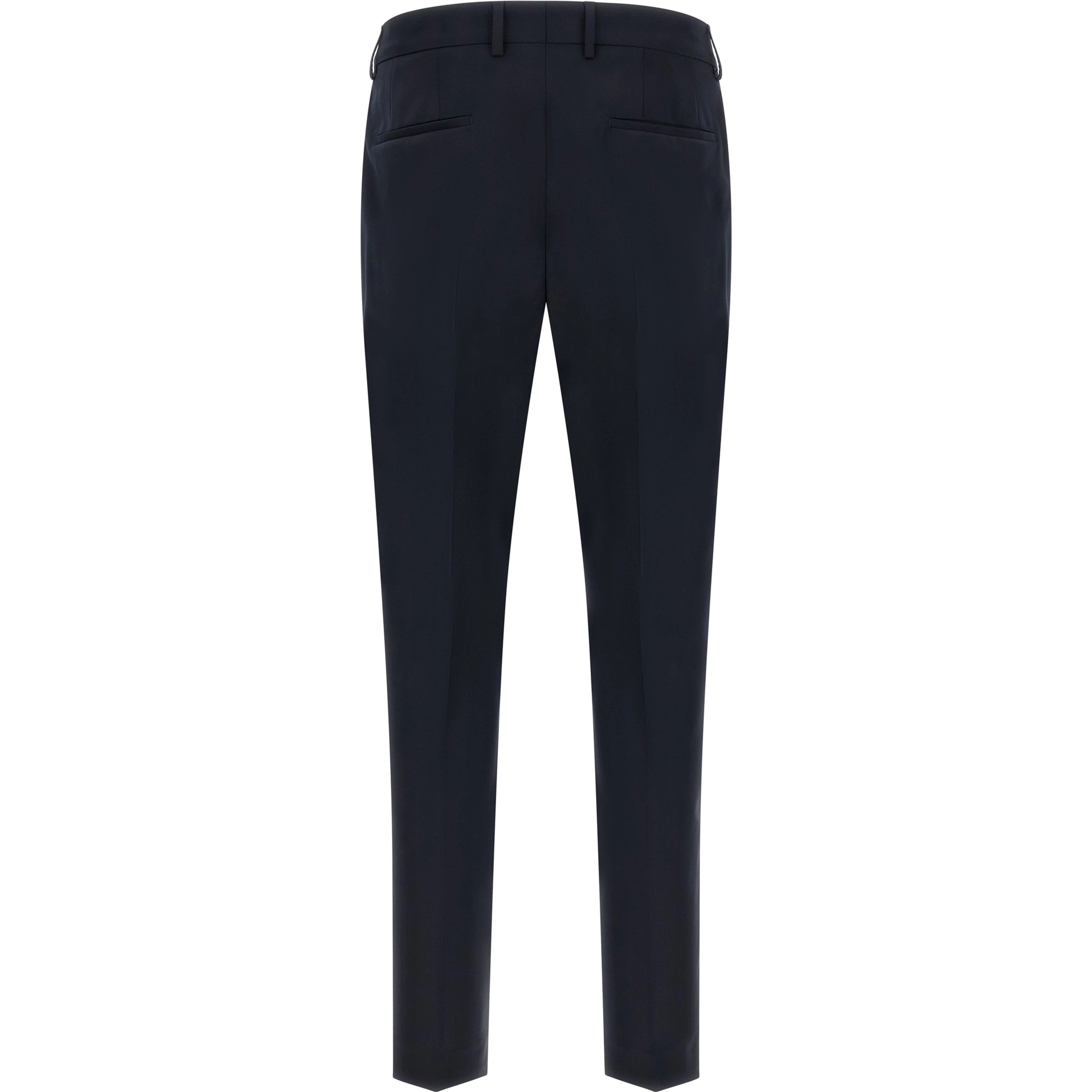 Blue Virgin Wool Two-Piece Suit