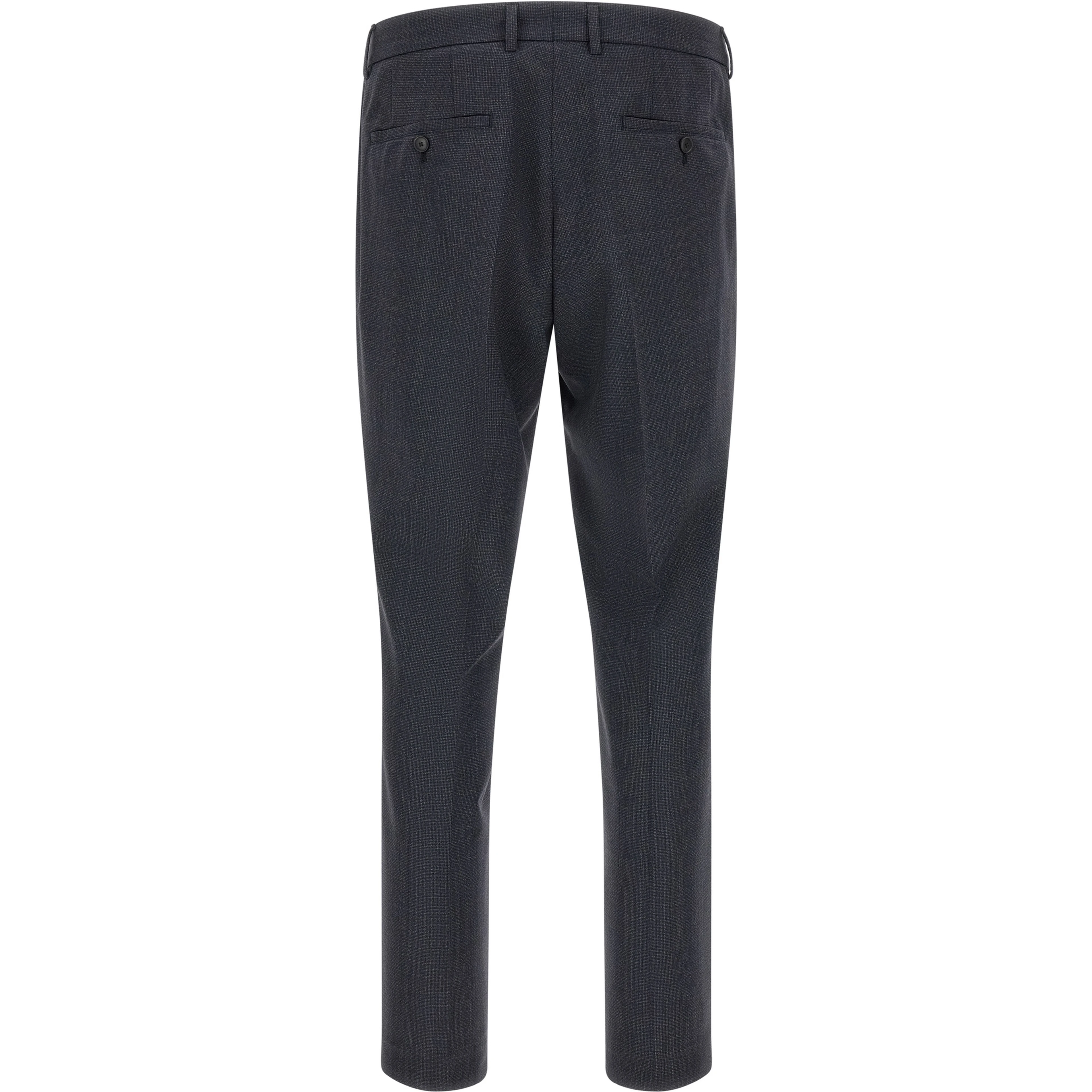 Blue Polyester Two-Piece Suit