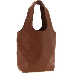 Brown Polyester Handbag