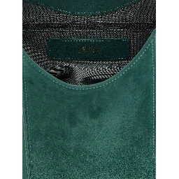 Bicolor Calfskin Shoulder Bag