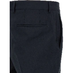 Blue Virgin Wool Two-Piece Suit