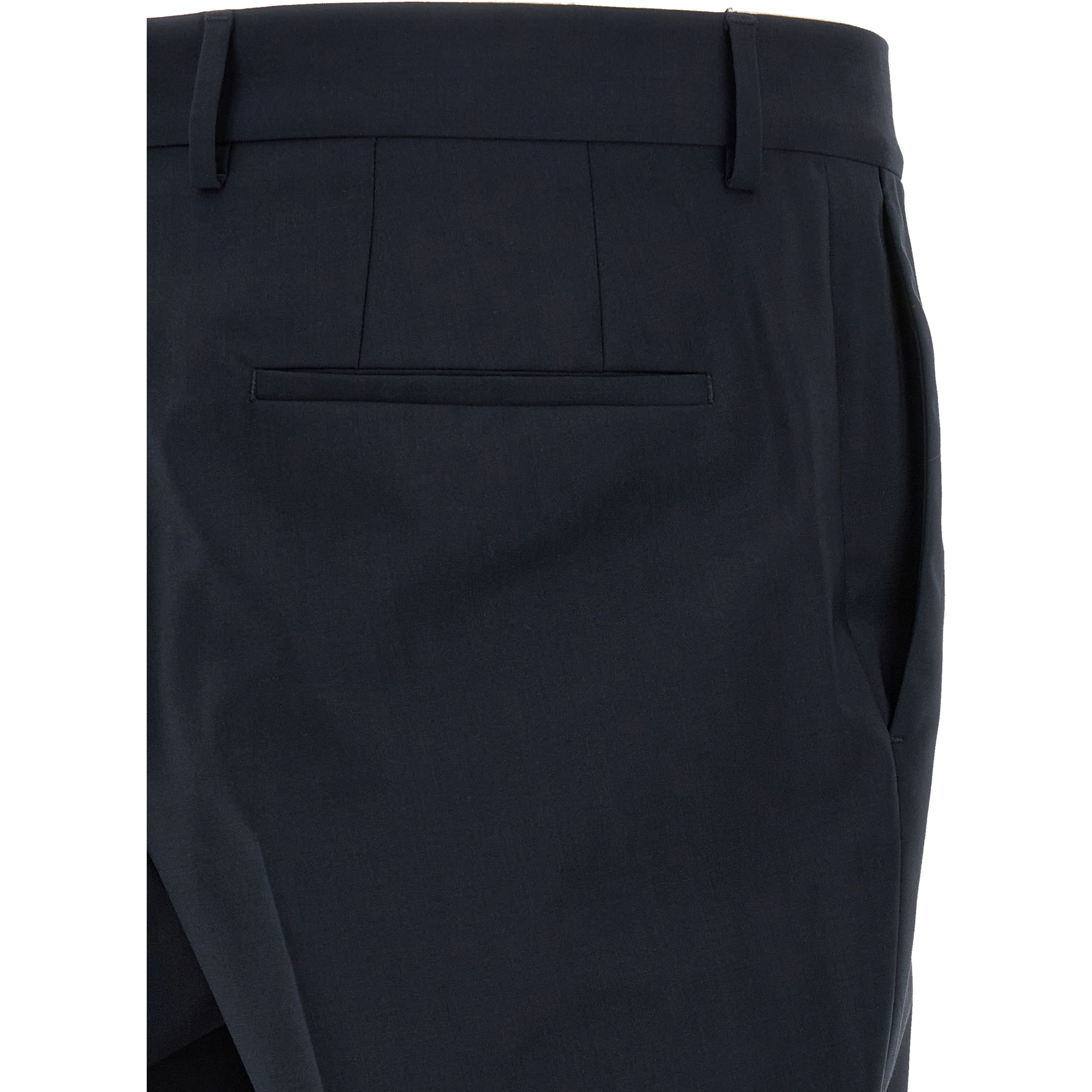 Blue Virgin Wool Two-Piece Suit