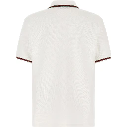 White Cotton Polo Shirt