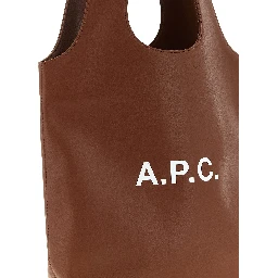 Brown Polyester Handbag