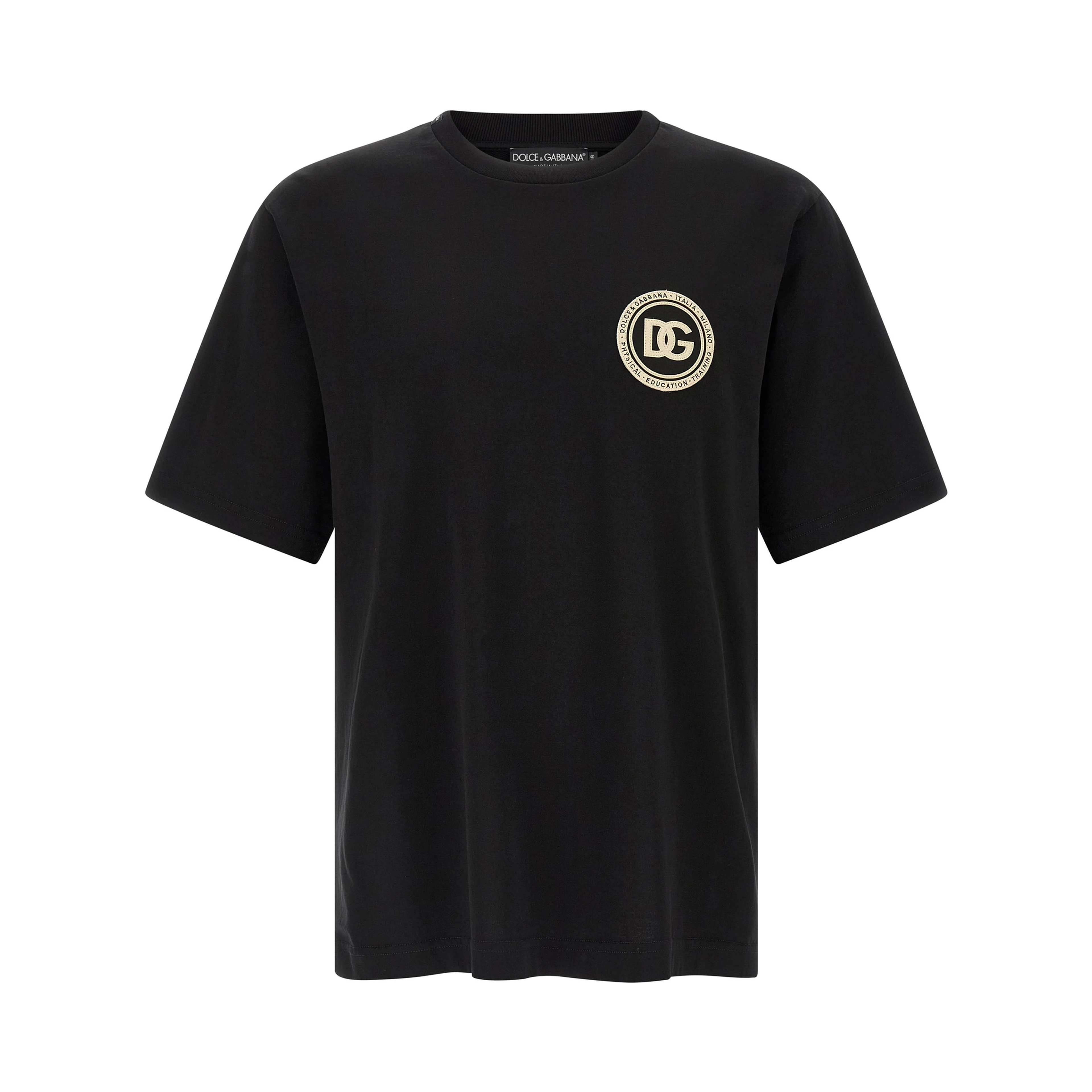 Black Cotton T-Shirt