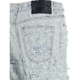 Blue Cotton Jeans Denim