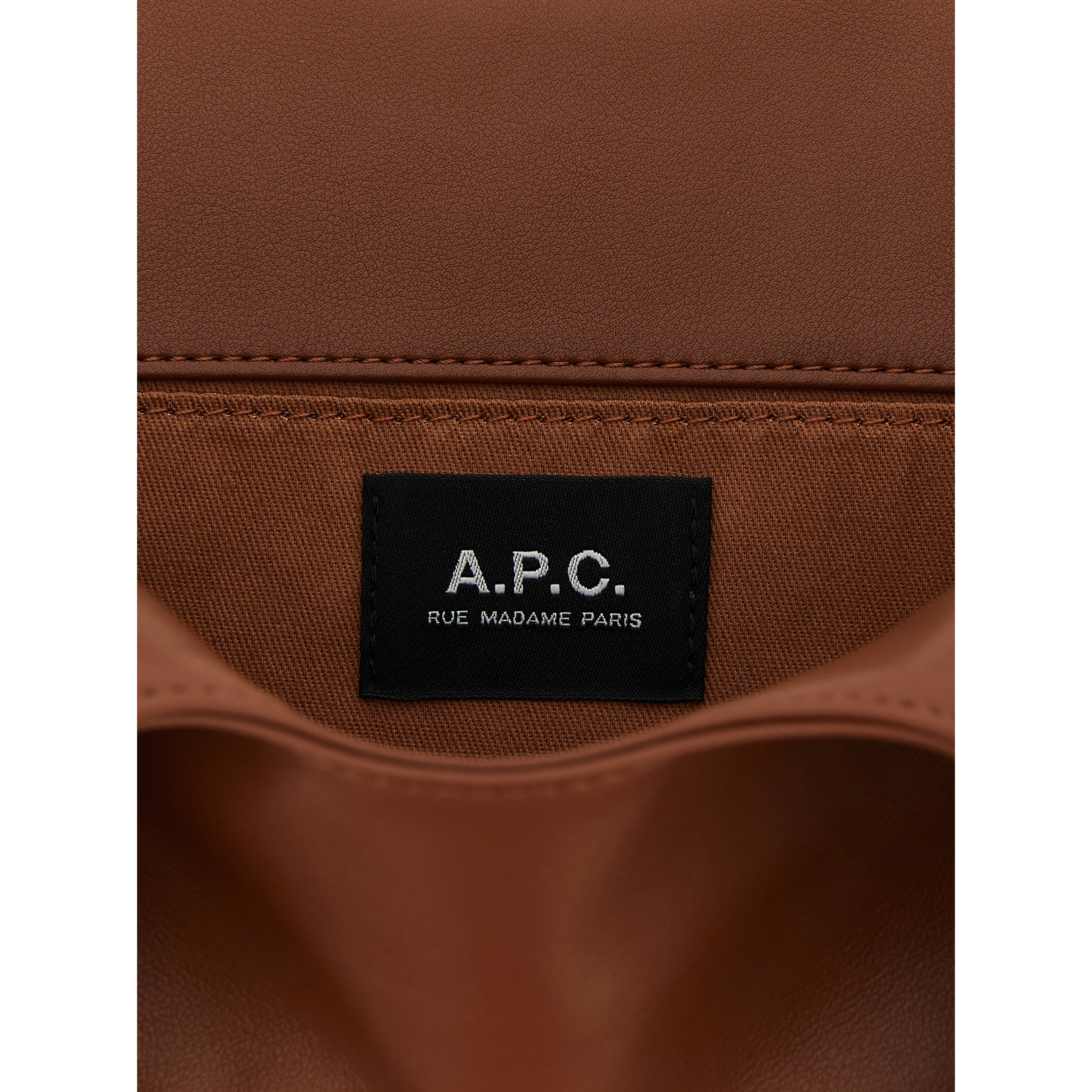 Brown Polyester Handbag