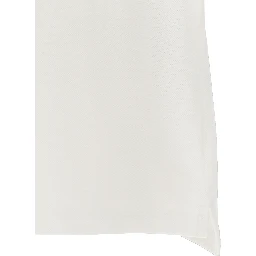 White Cotton Polo Shirt