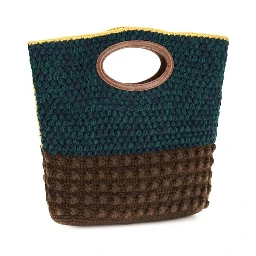 Multicolor Wool Oves Aries Clutch Bag