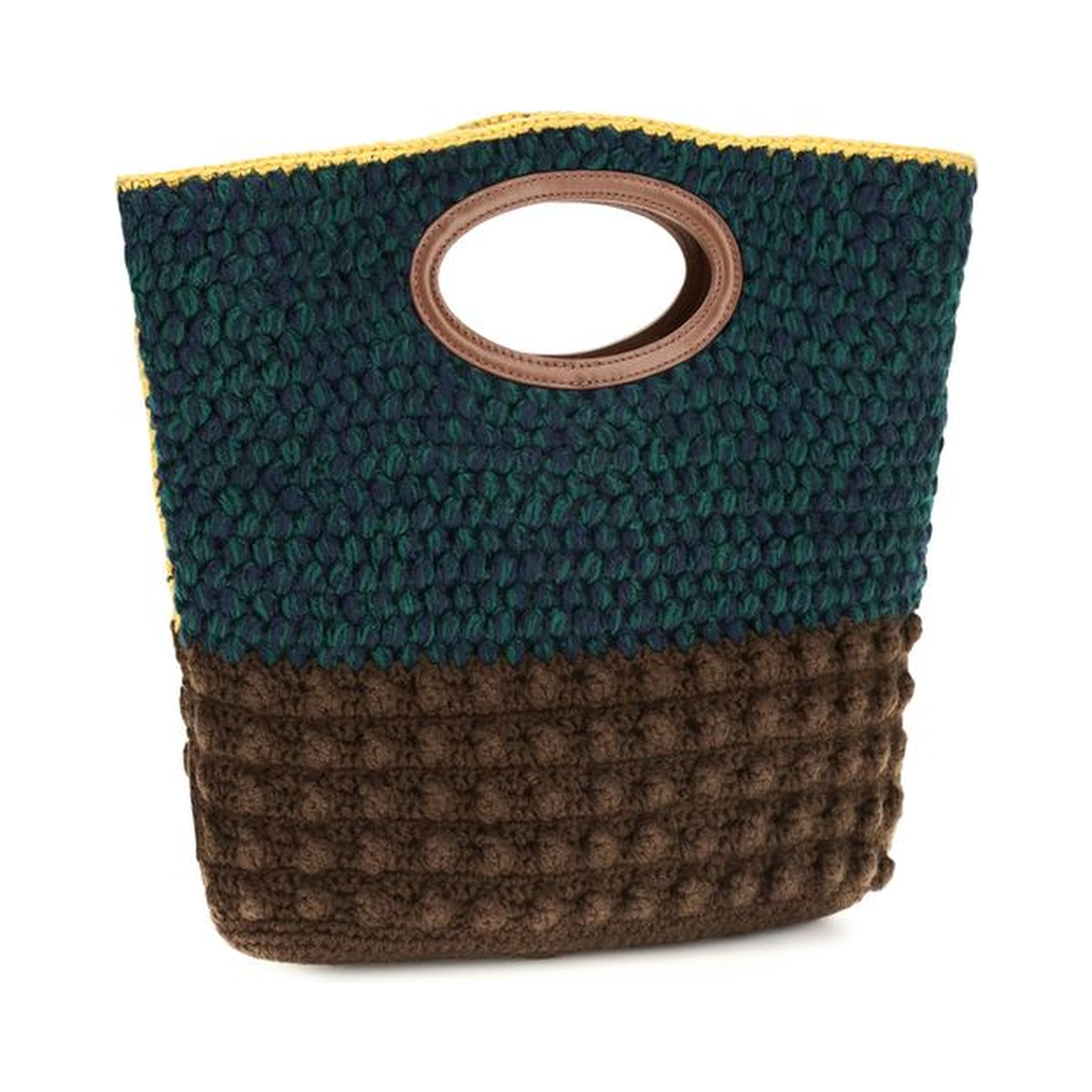 Multicolor Wool Oves Aries Clutch Bag