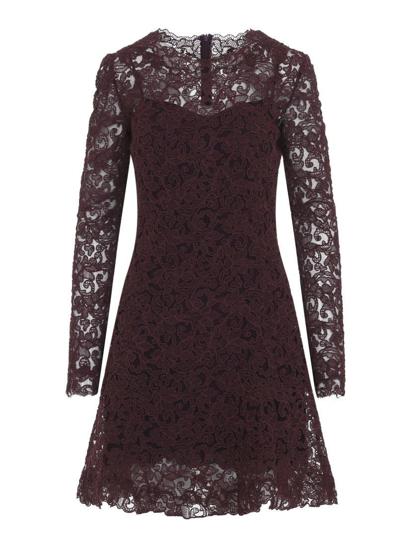 Ermanno Scervino Lace Mini Dress