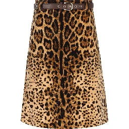 Max Mara Studio Skirts Leopard