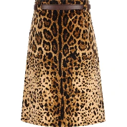 Max Mara Studio Skirts Leopard