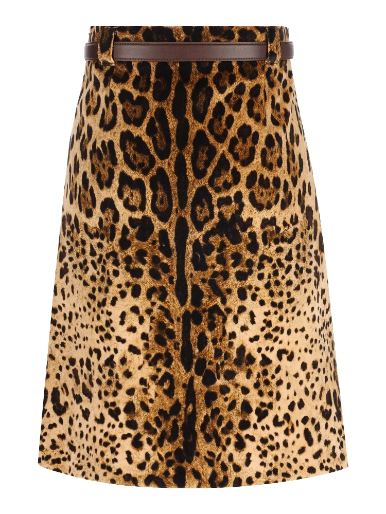 Max Mara Studio Skirts Leopard alternative