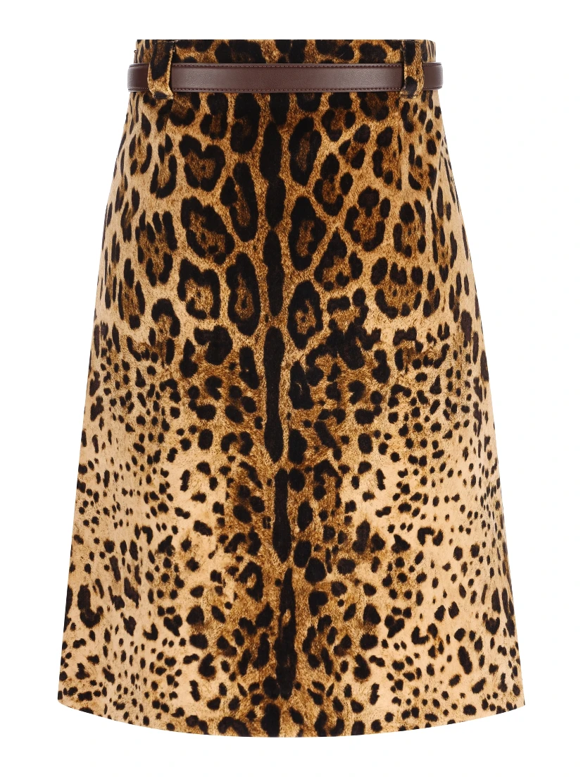 Max Mara Studio Skirts Leopard