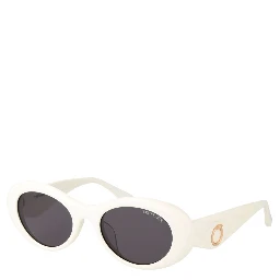 White Acetate Sunglasses