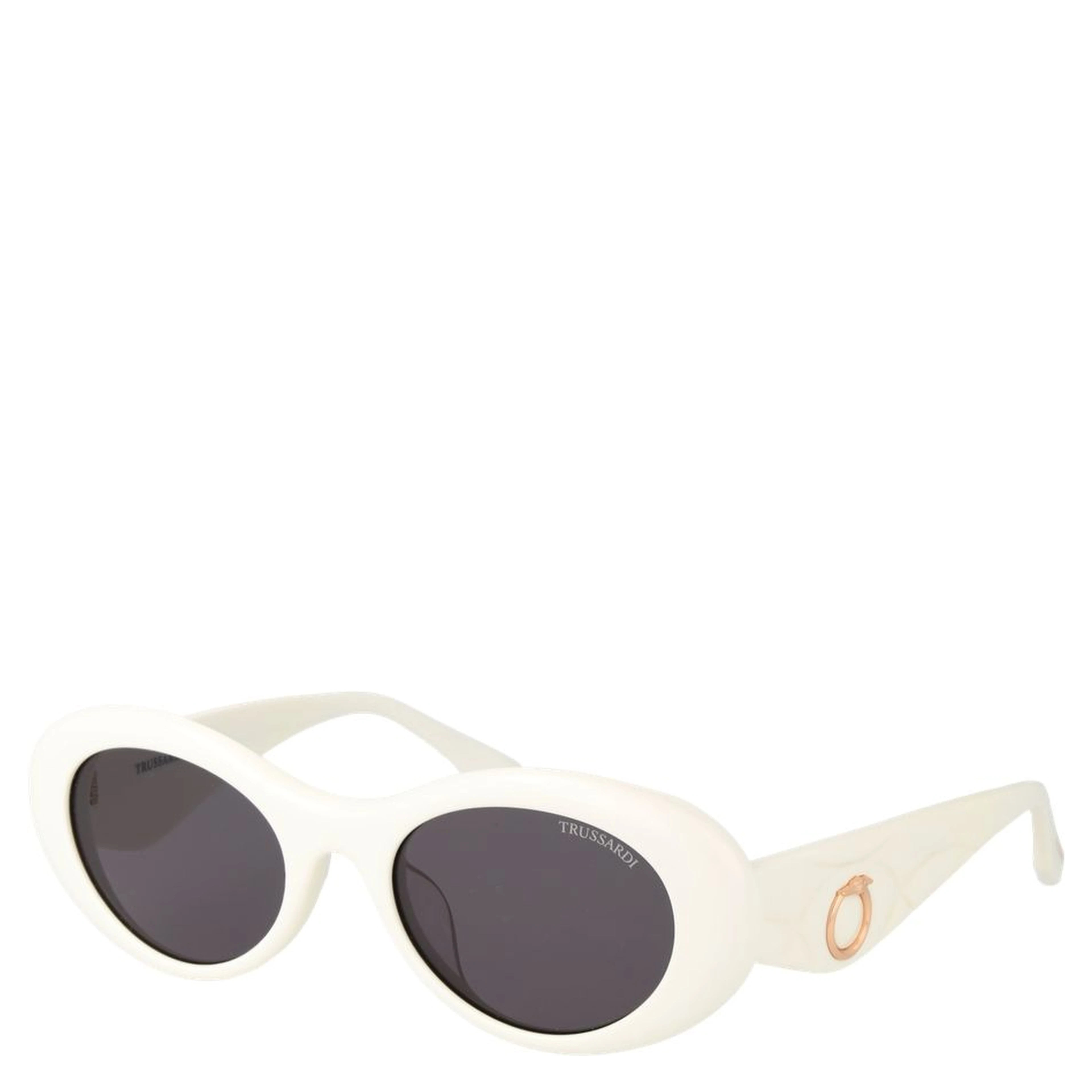 White Acetate Sunglasses