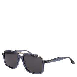 Blue Acetate & Stainless Steel Sunglasses