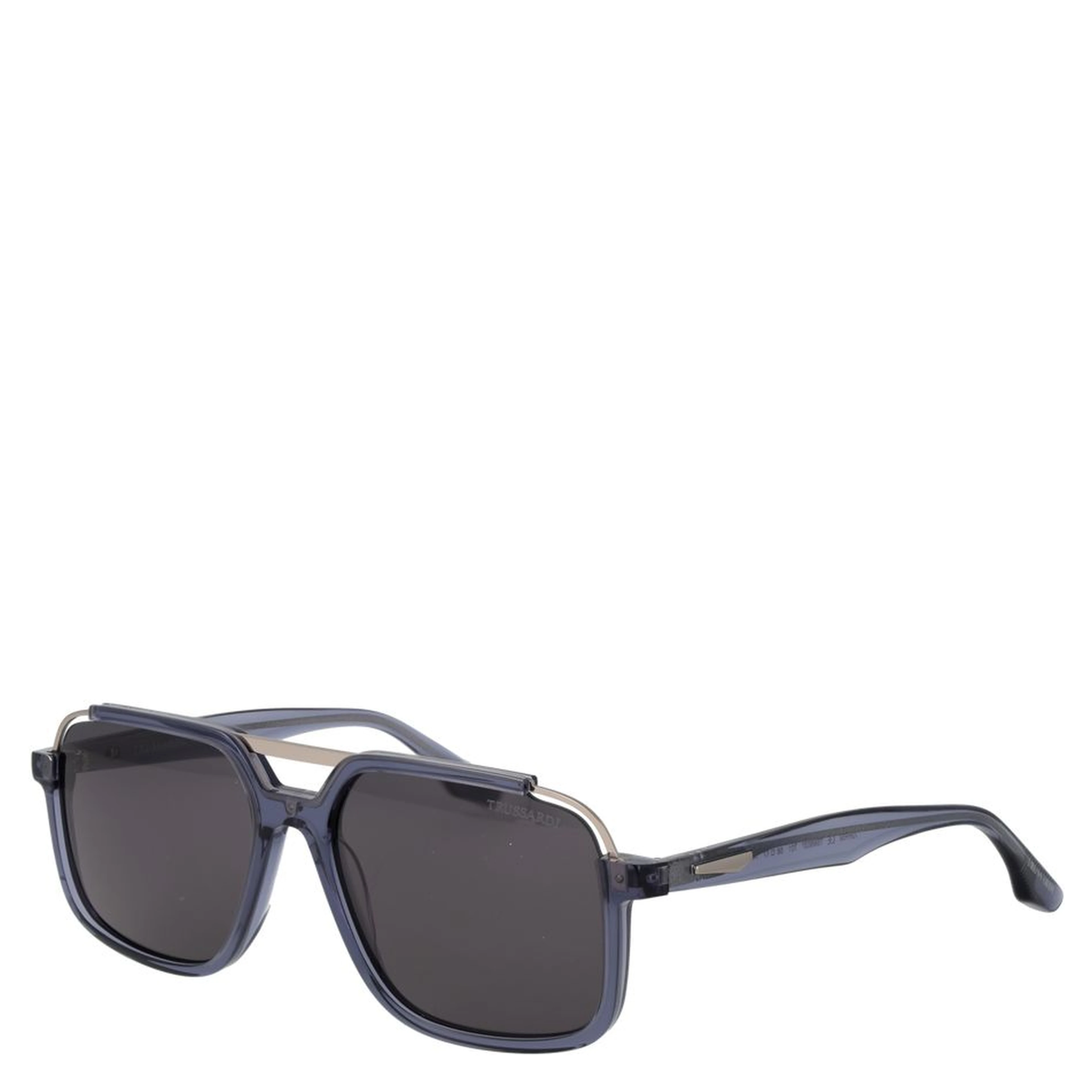 Blue Acetate & Stainless Steel Sunglasses