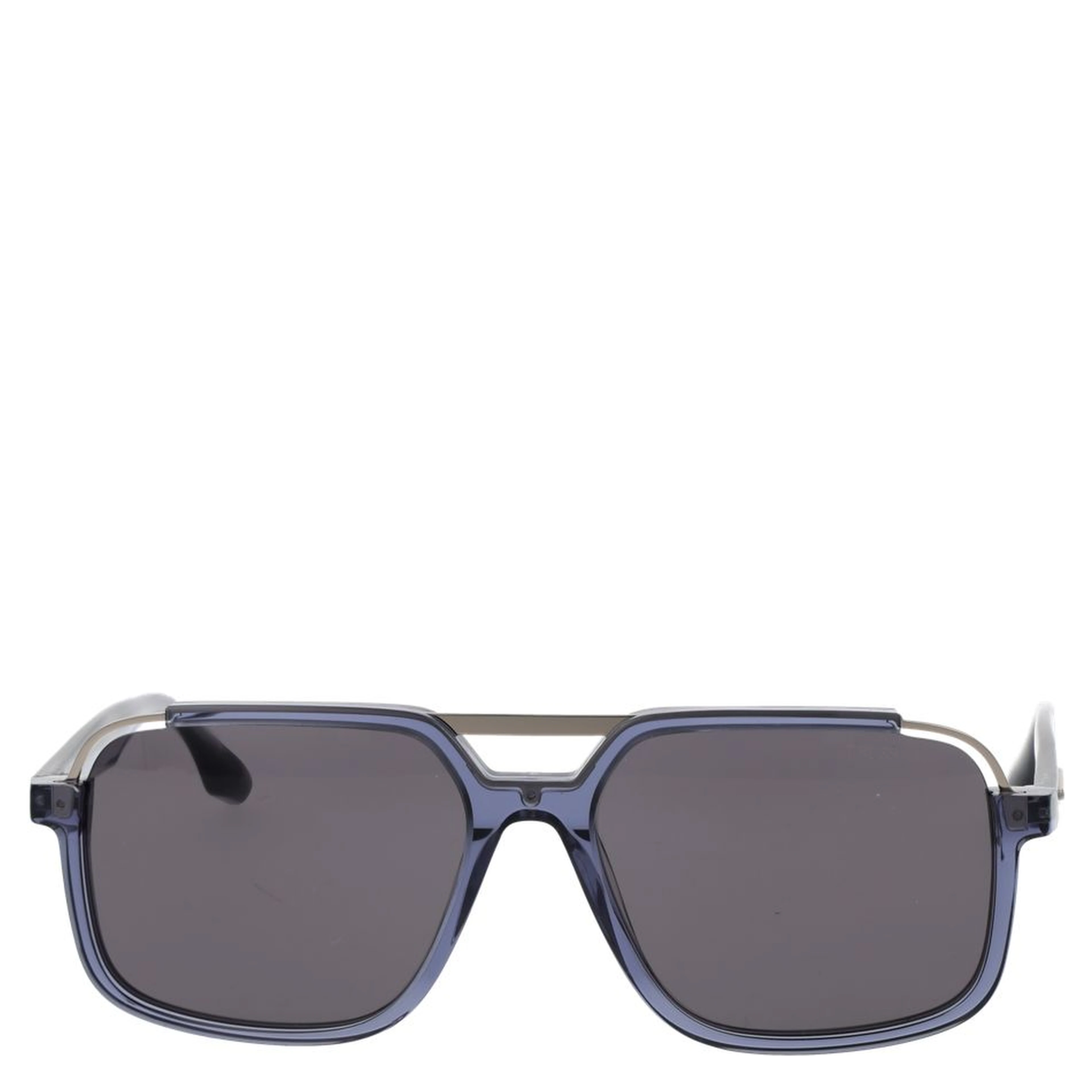 Blue Acetate & Stainless Steel Sunglasses