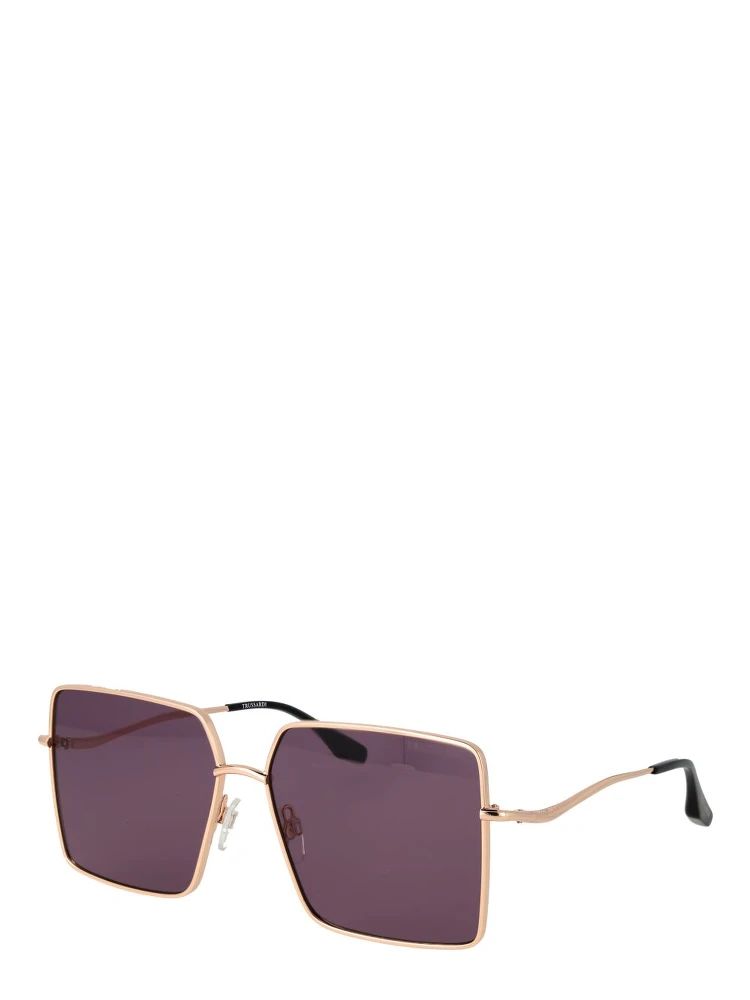 Gold Stainless Steel Sunglasses