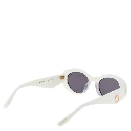 White Acetate Sunglasses