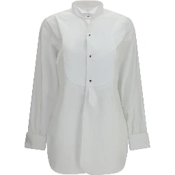 White Cotton Dress Shirt