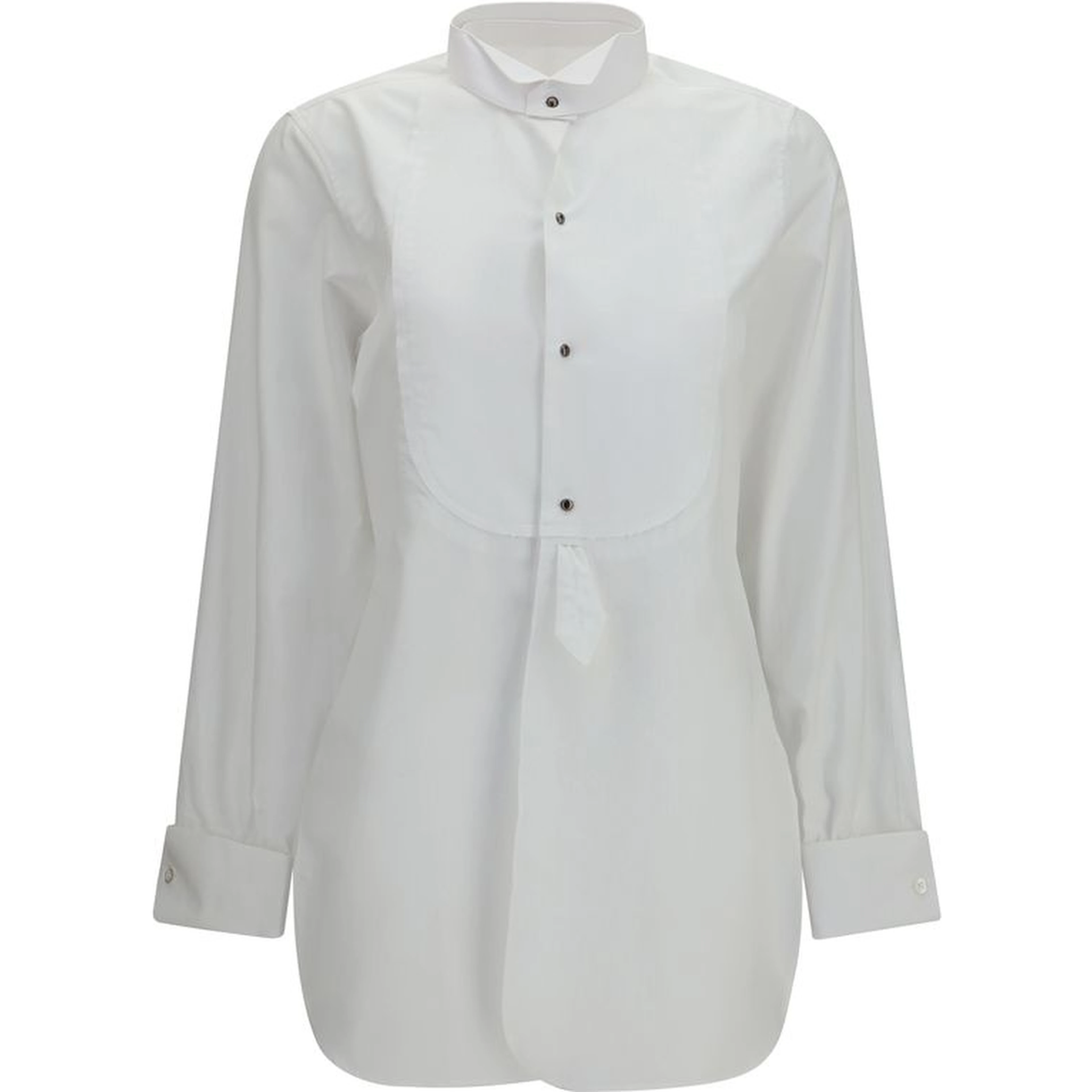 White Cotton Dress Shirt