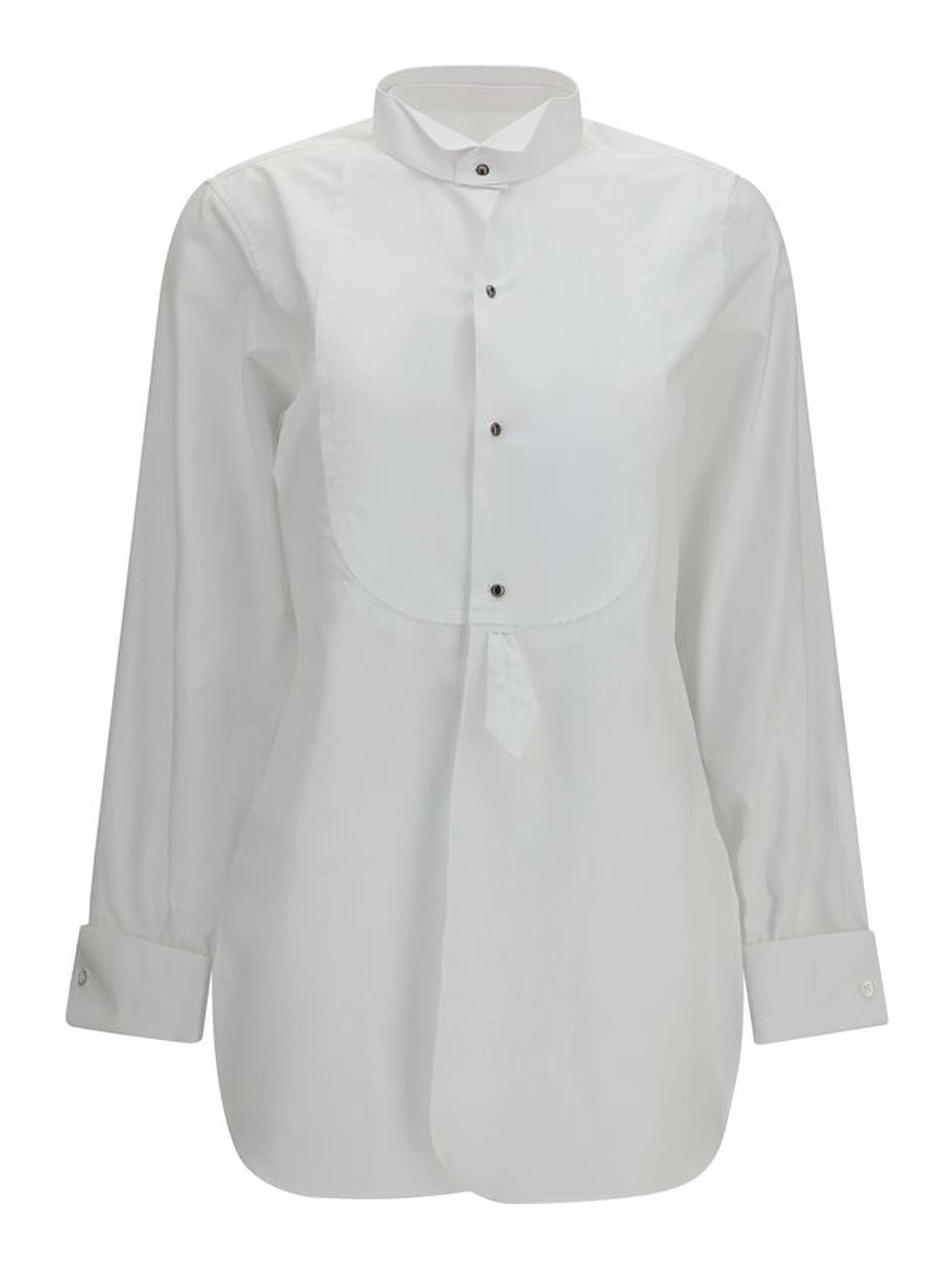 White Cotton Dress Shirt