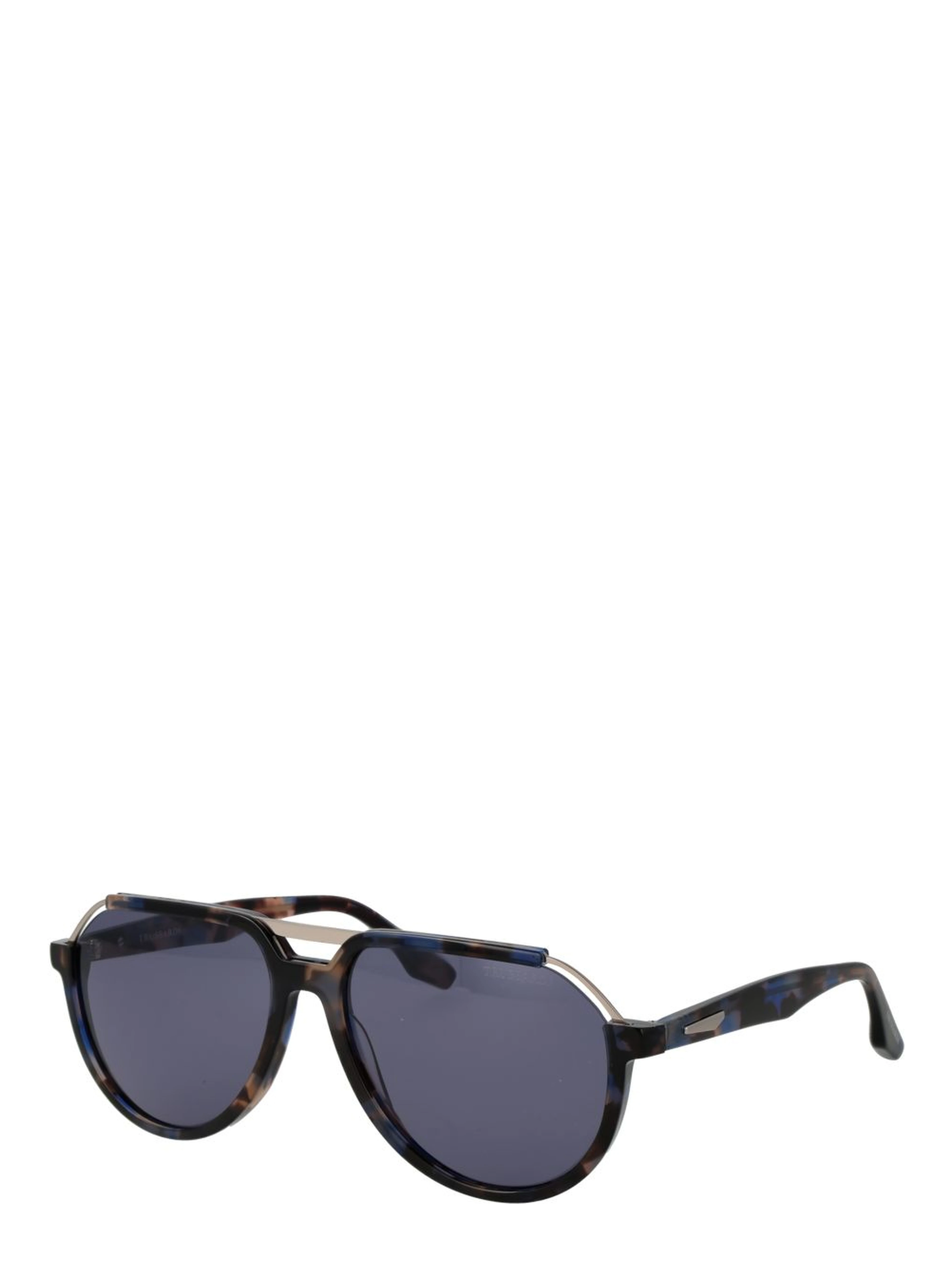 Brown Acetate & Stainless Steel Sunglasses