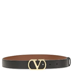 Black Calf Leather Bos Taurus Belt