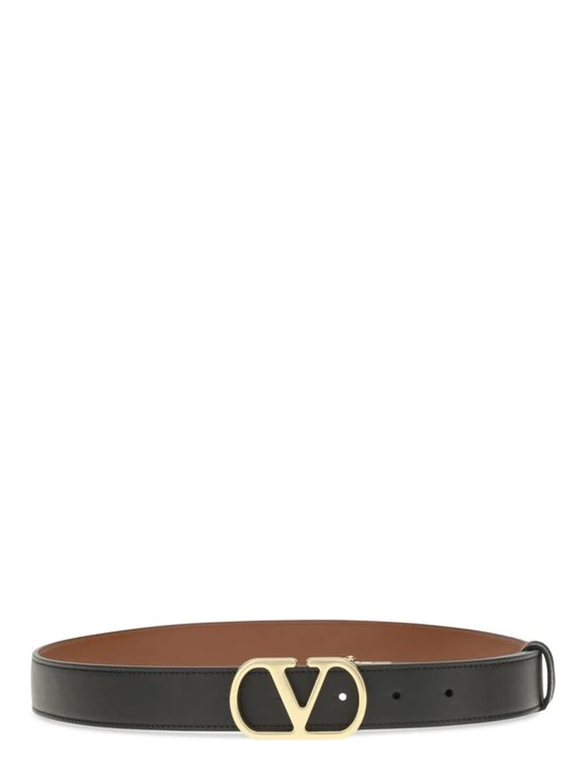 Black Calf Leather Bos Taurus Belt