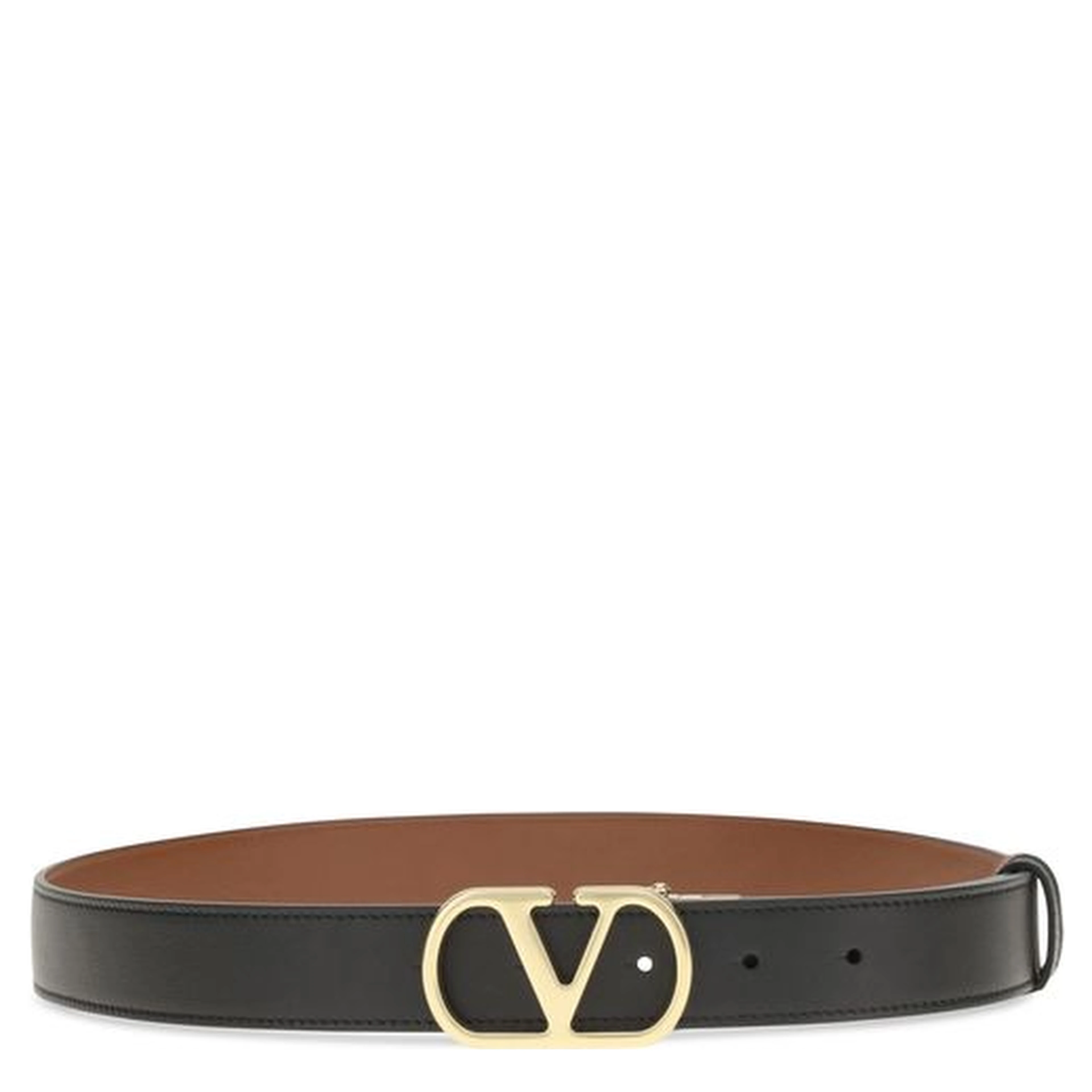 Black Calf Leather Bos Taurus Belt