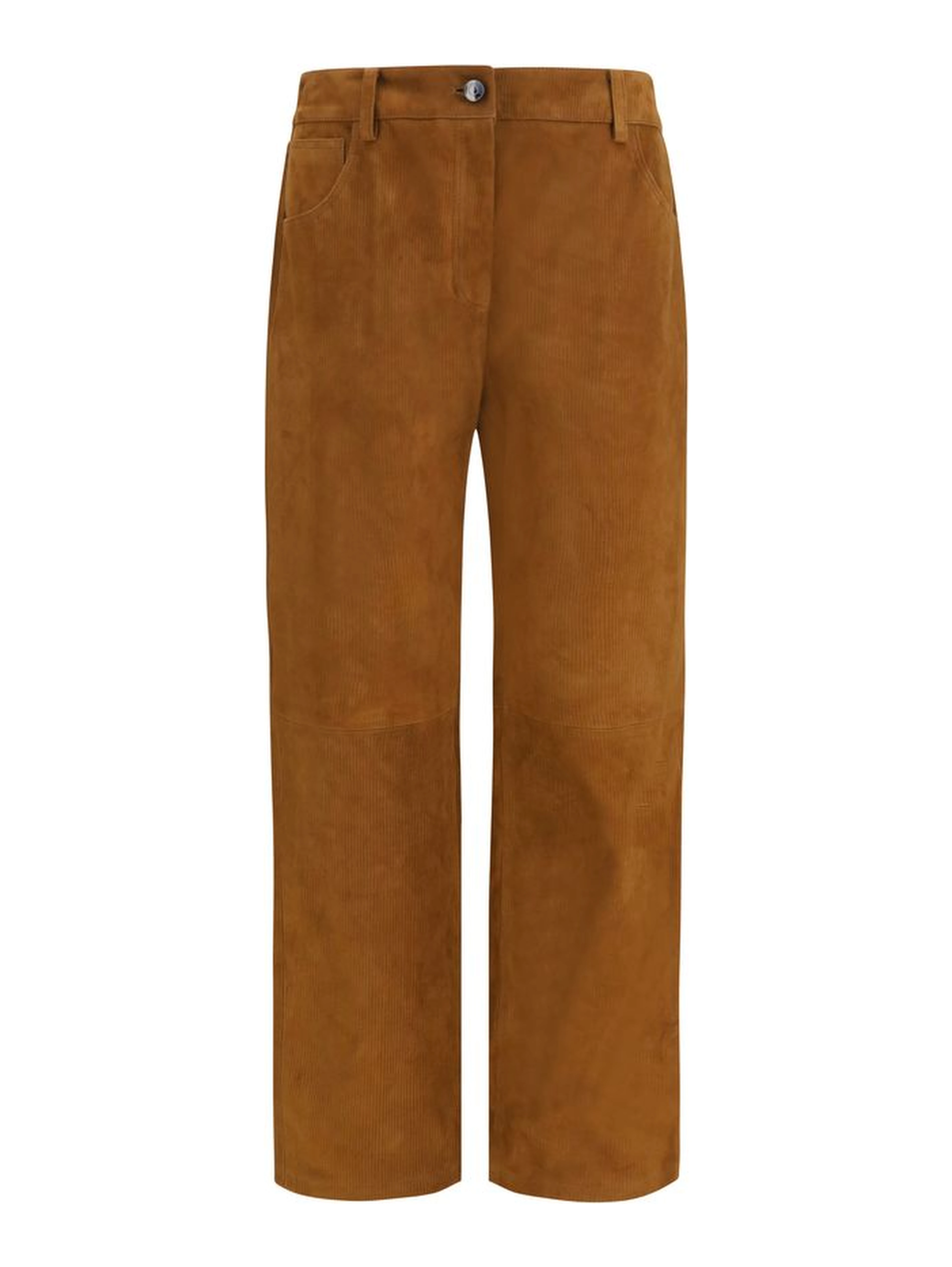 Brown Lambskin Pants