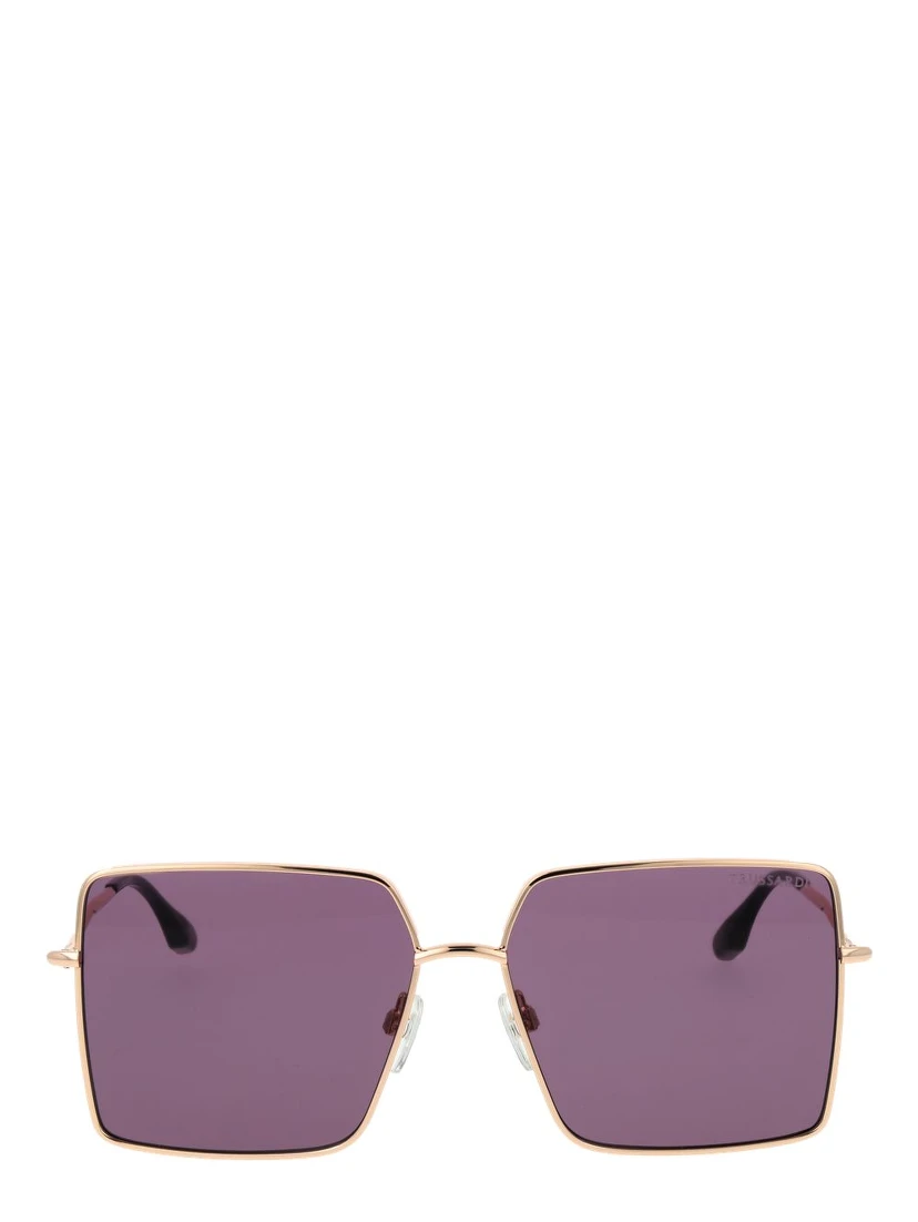 Gold Stainless Steel Sunglasses