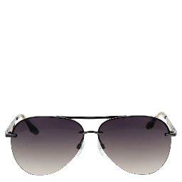 Gray Metal Sunglasses